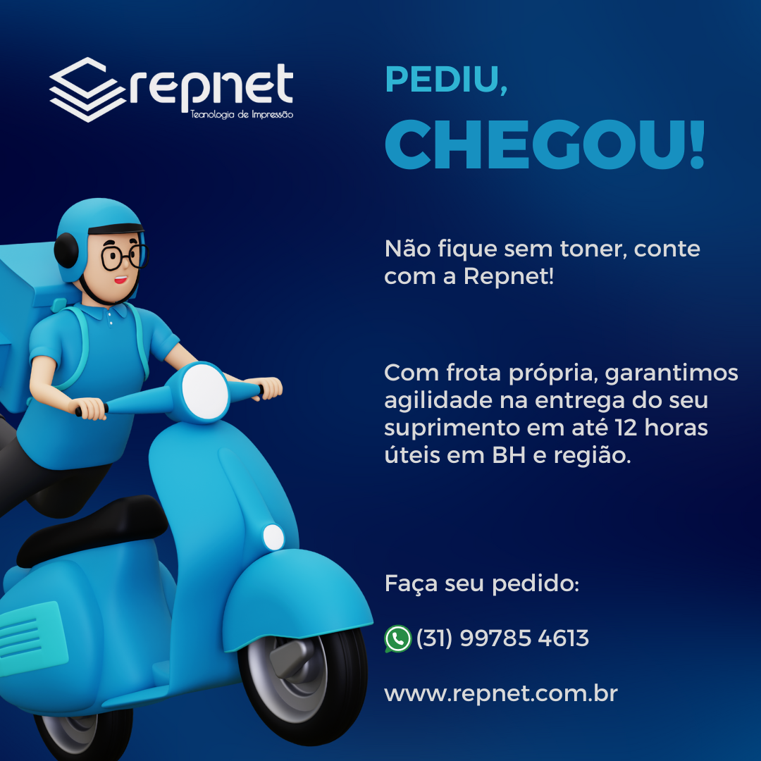 Pediu chegou