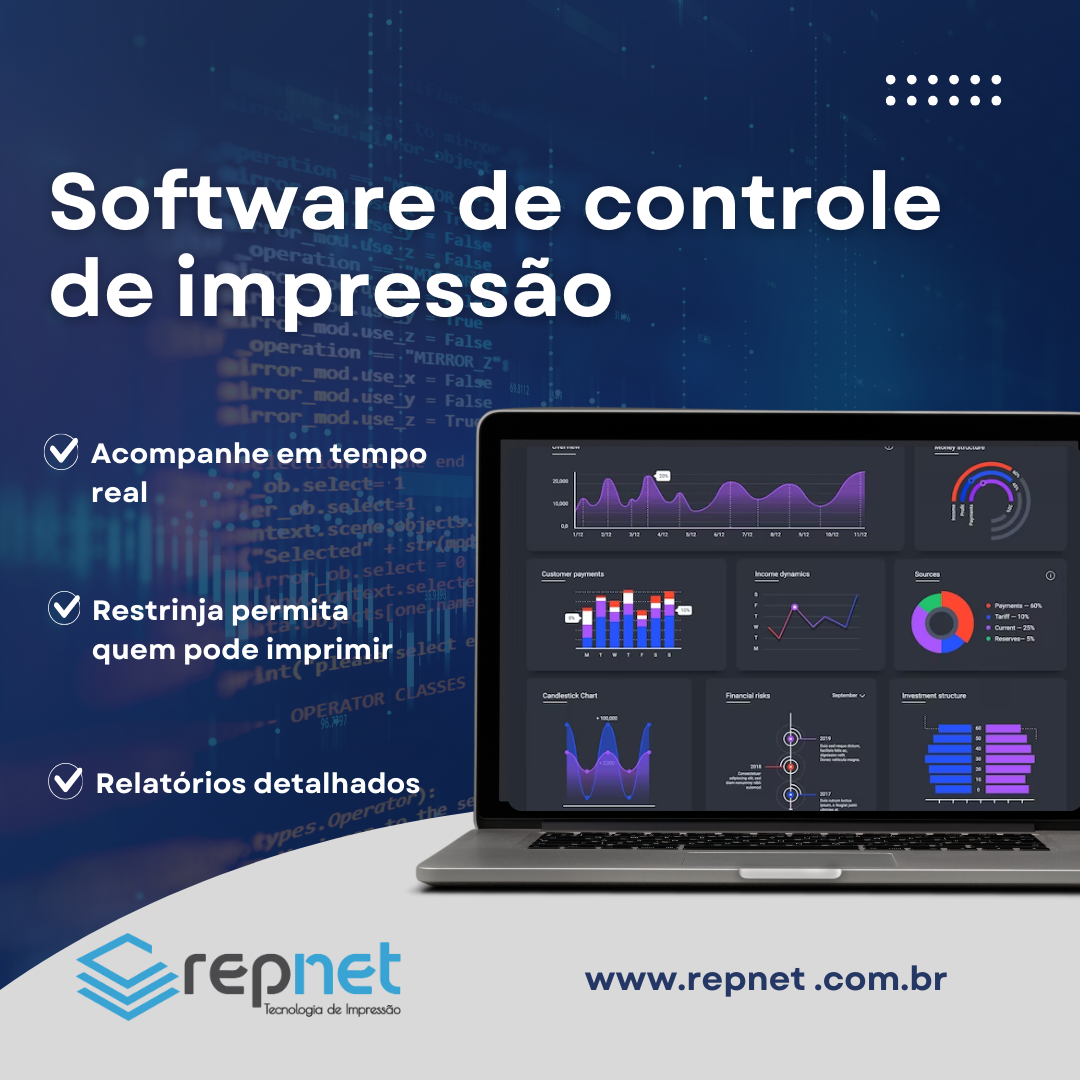 software para controle de impressão