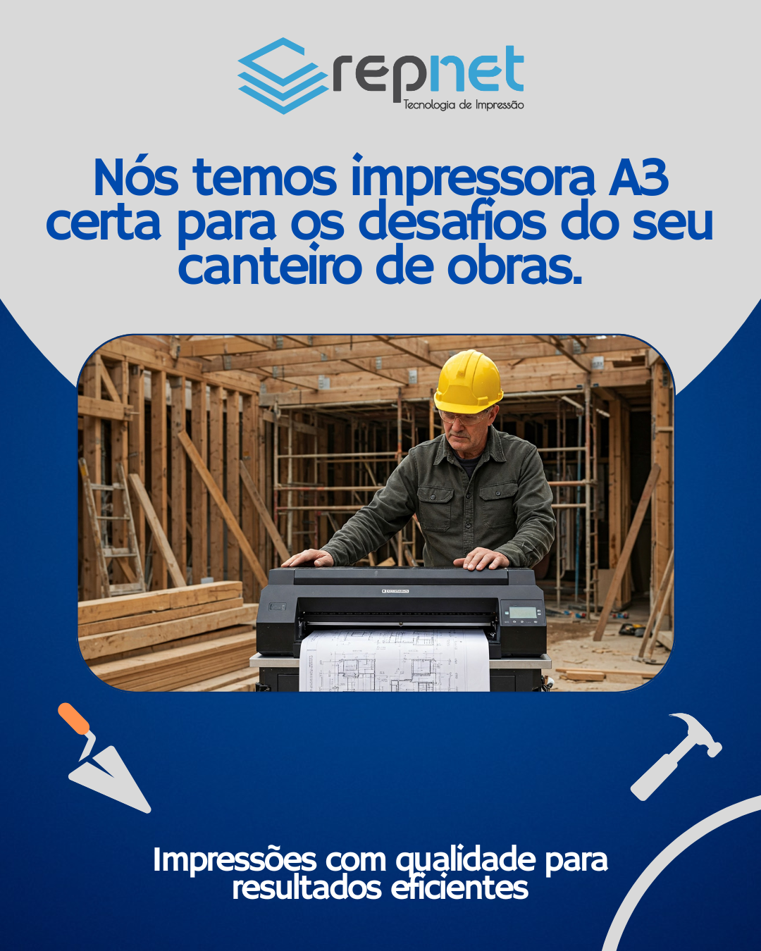 Impressora A3 Nós temos as melhores impressoras A3 para o seu canteiro de obras!