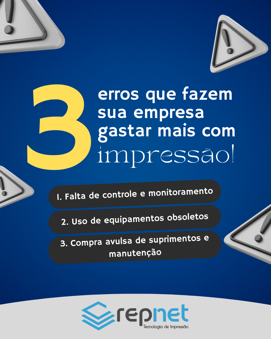 3 erros que fazem sua empresa gastar mais com impressão