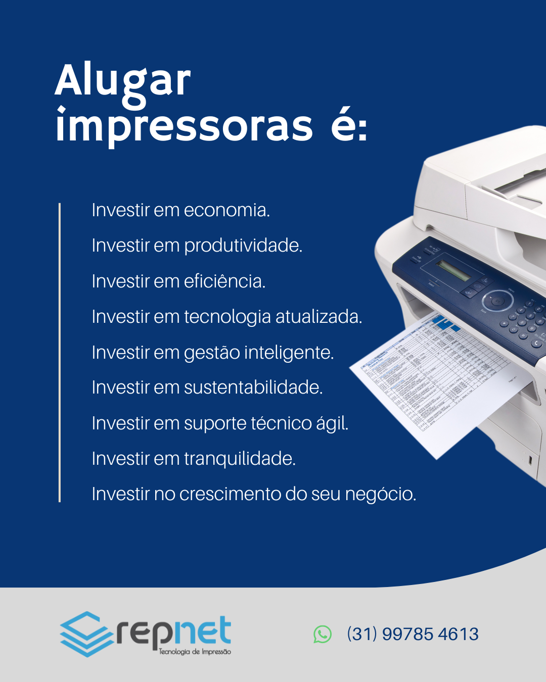 Alugar é investir em