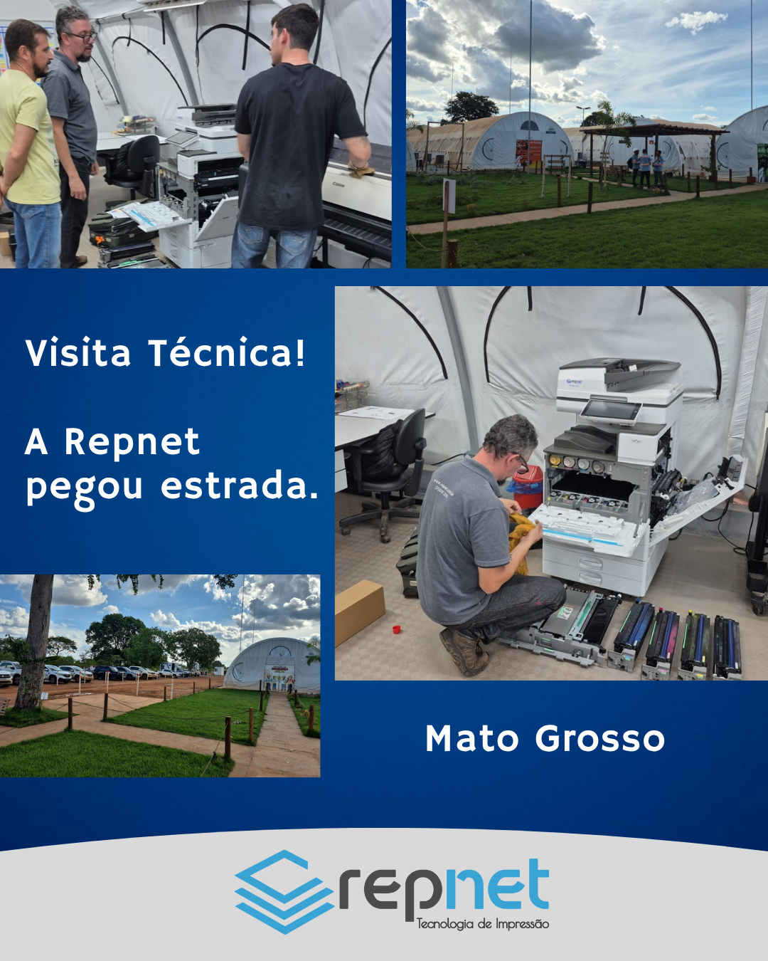 Visita técnica! A Repnet pegou estrada.