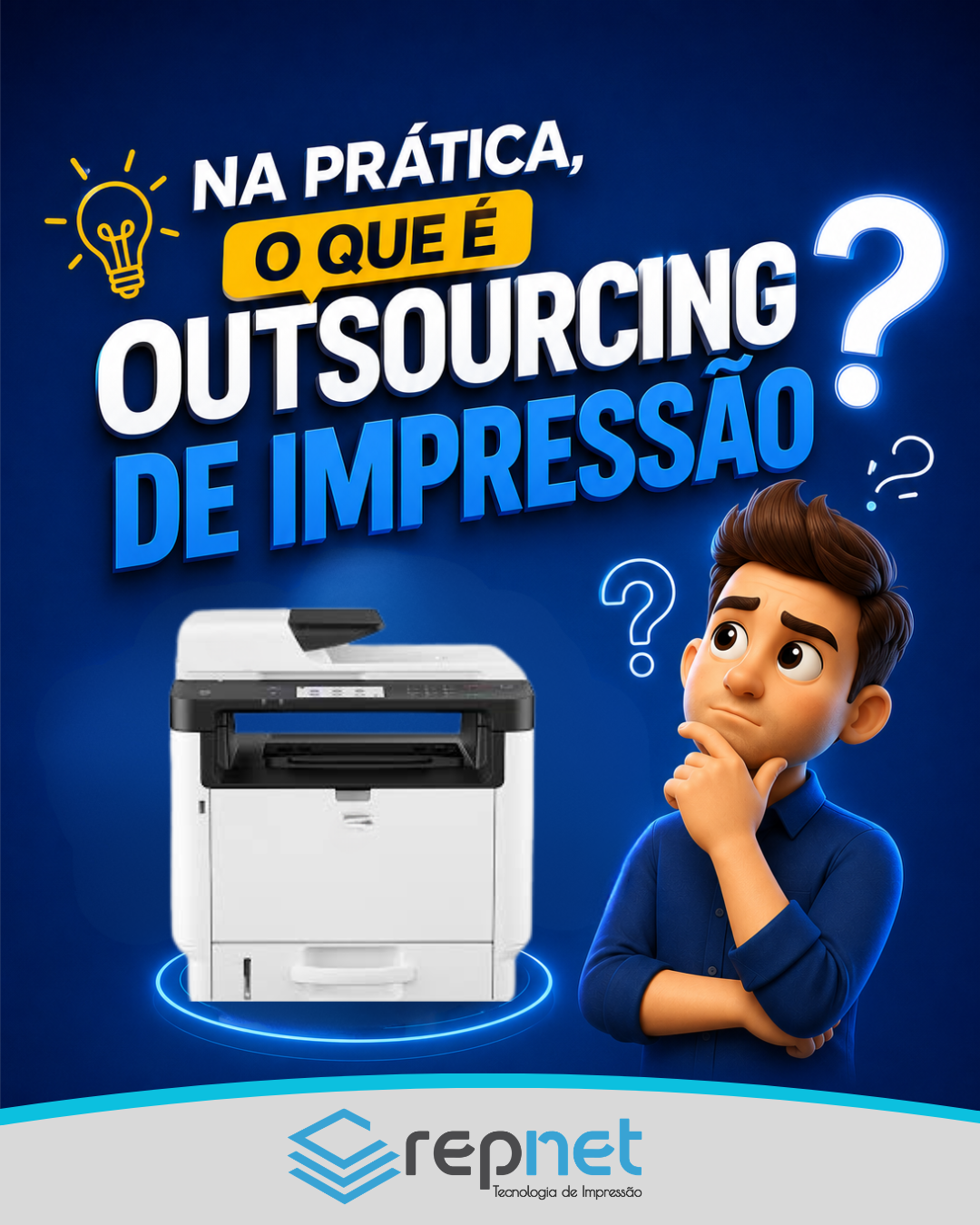 Na prática, o que é outsourcing de impressão?